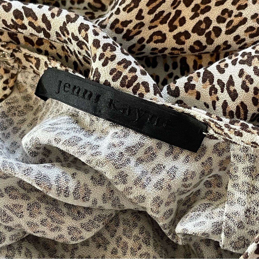 Jenni Kayne Leopard T Shirt Dress. Size small. - Picture 9 of 10